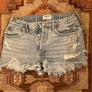 Agolde denim shorts